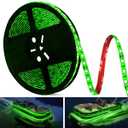 50FT LED Boat Lights, 12V Waterproof Green Marine Pontoon Led Strip Light, Boat Deck Interior Light, Boats Accessories, Under Gunnel Lighting, Night Fishing Lighting for Pontoon Fishing Bass Boats