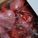 Pangda 6 Pcs Valentine's Heart Garland 39.6ft Glitter Foam Heart Garland 3D Sparkly Hanging Streamer for Valentines Decor Wedding Anniversary Bachelorette Party Bridal Engagement Romantic(Red,Pink)