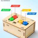 Poraxy STEM Kits for Kids 8-10, STEM Toys for Boys Ages 8-13, Remote Control Car, Wooden 3D Puzzles Science Kits 8-12 Projects Building Model, Birthday Gifts for 9 11 14 Year Old Teen Boys Girls