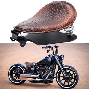 Bobber Motorcycle Solo Seat Compatible With Sportster XL 1200 883 48 Dyna Brown