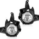 RAV4 Fog Light 2013 2014-2015 - RP Remarkable Power, Fog Light fit for 2013 2014 2015 RAV4 Clear Fog Lights KIT Assembly with Wiring Harness& Switch, H16 12V 19W Halogen Bulbs Clear Lens FL7001