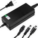 42V 2A Charger 3 Plugs(8mm 3-Prong, 5.5mm DC connectors and 8mm/0.31in one-Prong) Universal for 36V Lithium Battery
