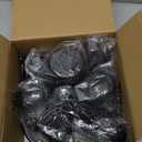 Solar Christmas Fence Lights Outdoor Decor, Waterproof Patio Lights with Warm White Color for Holiday & Halloween Decor, for Fence, Trampoline, Stairs, Yard, Pathway, 6 Pack