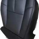Driver Side Bottom Seat Cover Leather Replacement with Foam Cushion Fit for Chevy and GMC Models - Tahoe Suburban Avalanche Silverado Sierra Yukon 2007-2014