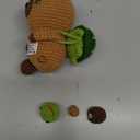 Fungi Fun Crochet Capybara Plush with Turtle  Emotional Plush with Motivational Card, Cute Capybara Crochet Doll Decor, Fun Gift for Women and Adults, Therapist Gifts, Positive Uplifting Gift