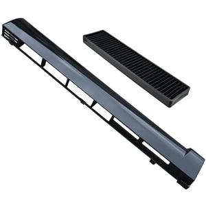 MDX61912701+5230W1A003A Microwave Vent Grille Kits Fits for LG Replacement 2119394,AP5202555,EAP3535252,PS3535252 Top Vent Accessory (1pc MDX61912701 + 1pc 5230W1A003A) Black