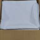 10-Pack White Tablecloths for Rectangle Tables, 60 x 102 Inches, Stain-Resistant Polyester Fabric for 6 Foot Tables - Washable Table Covers for Weddings, Banquets, Birthday, Parties, Events