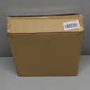 Bathroom Trash Can with Lid 3.1 Gallon Narrow Trash Can Small Plastic Trash Bin 12 Liter Rectangular Plastic Garbage Can with Press Type Lid for Bedroom Bathroom (Blackwhite)