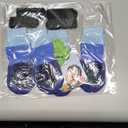 EXPAWLORER Anti Slip Dog Socks to Prevent Licking Paws, Dog Shoes for Cold Winter, Dog Booties for Hardwood Floors, Dog Boots & Paw Protectors with Grippers for Small Dogs Blue, Size S