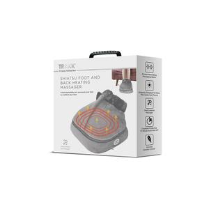 Trakk Shiatsu Foot Back Heating Massager Dual Purpose Vibration Massage 