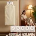 Portable Clothes Dryer, 600W Fast Drying Mini Dryer for Apartments, Travel and RV, Compact Quiet Machine with Remote Control, 3 Timer Settings and Foldable Dry Bag