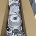 Depuley Ceiling Fan with Light and Remote: 52 Inch White 3 Blade Outdoor Fans for Patios - Dimmable Indoor Fan with Lights Fandelier for Gazebo