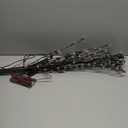 6ft Star Light Tree with 256 Warm White LEDs for Holiday Decor - Dimmable, UL Certified, Waterproof - Ideal for Indoor and Outdoor Decoration