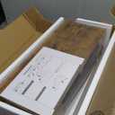 QEEIG Floating Shelves for Wall Bathroom Shelf Bedroom Kitchen Living Room Hanging Book Shelves Small Farmhouse Decor 16 inch Set of 3, Rustic Brown (015-BN3)