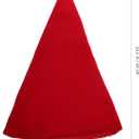 Amosfun Santa Claus Hat Christmas Tree Topper with Nose Gloves Creative Santa Hat Tree Top Decoration of The Hugger for Christmas Holiday Party Supplies 4Pcs Red