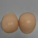 Hiplaygirl Concave Breast Forms - Round Bra Inserts Silicone Breast Prosthesis Padding Enhancers