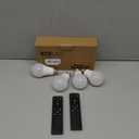 9W A19 Remote Controlled LED Light Bulbs, 3000K/4500K/6000K Dimmable LED Bulbs, 60W Equivalent Light Bulbs, 1H Timer, Memory Function, E26 Base, 25000hrs, 900LM Brightest Bulbs for House, 4 Packs