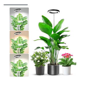Plant Grow Light, 80LED Growing Light Full Spectrum for Indoor Plants, Height Adjustable 10"-65", Auto Timer 6/12/16H, 3 Optional Spectrums, Idea for Large Plant Light, 5V, Black, 1 Pack
Amazon's Choice