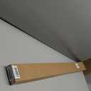 LazBlinds No Tools No Drill 1" Vinyl Mini Blinds, Cordless Blinds for Windows, Light Filtering Horizontal Window Blinds & Shades, 43" W x 72" H, White