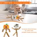 2-Pack Silvervine Sticks for Cats, Natural Matatabi Chew Toys for Indoor Cats, Dental Cat Chew Sticks for Kittens, Safe Catnip Alternative for Teeth Cleaning & Stress Relief