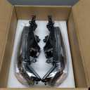 HID Xenon Headlights Assembly for Driver Side Replacement for Nissan Murano 2009-2014 Chrome