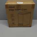 Cesun Small Bathroom Trash Can with Lid Soft Close, Step Pedal, 6 Liter / 1.6 Gallon Stainless Steel Garbage Can with Removable Inner Bucket, Anti-Fingerprint Finish (Gray)