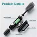 5-in-1 Long Handle Electric Water Bottle Brush, Straw Cleaner Brushes with Removable Brush Head, Water Bottle Brush, Bottle Brush,for Stanley Cups, Baby Bottles, Pacifiers