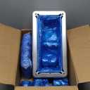 Shoe Covers Dispenser with 200pcs Shoe Cover Disposable Non Slip, User-Friendly and Reliable Shoe Cover Machine, Fits Size Up to 11 US Men, Widely Applicable in Indoor(Silver)