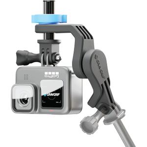 V2 Hydraulic Leveling Mount for Action Camera, GoPro, DJI, Insta360 - Pocket-Sized Leveler, Gimbal, JIB - No Batteries, No Charging, Waterproof