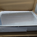 Vanity Mirror with Lights, Large Tabletop Makeup Mirror with Dimmable 3 Modes LED Backlit Light Strip, Touch Screen Control Dressing Mirror with 2 USB Outlet (30.7" W X 22.7" H)