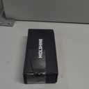 molshine Hard Shell Leather Sunglasses Case,Classic Large Glasses Case for Women Men,Sunglass Eyeglasses (Blue)