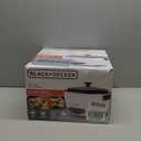 BLACK+DECKER Rice Cooker 28 Cups Cooked (14 Cups Uncooked) with Steaming Basket, Removable Non-Stick Bowl, White