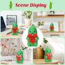 2 x Retirement Gifts for Women Men - Inspirational Thank You Appreciation Gifts for Coworker Boss Teacher Mentor Nurse, Hand-Painted Resin Pickle Figurine - Cute Office Desk Pickle Decor