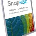 SnapeZo Poster Frame 18x24 Inches, Silver 1 Inch Aluminum Profile, Front-Loading Snap Frame, Wall Mounting, Sleek Series