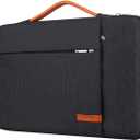 Lacdo 360 Protective Laptop Sleeve Case for 15 inch New MacBook Air M4 A3241 2025, M3 A3114, M2 A2941 2024-2023, 15 inch MacBook Pro A1990 A1707, Dell XPS 15 Plus Computer Bag, Water-Resistant, Black (New MacBook Air 15 Inch)