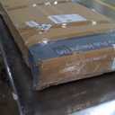 VASAGLE Bar Table with Power Outlets, 47.2 Inches Long Bar Height Pub Table, Rectangular High Top, with Movable Drawer, 2 Hooks, Narrow Storage for Kitchen, Dining, Entryway, Ebony Black