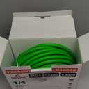 YAMATIC Super Flexible Pressure Washer Hose 50FT for Power Washer Replacement, Kink Resistant Extension With Leak-Free M22 Female & 3/8" Quick Connect Adapters, 1/4" 3200 PSI, Green