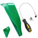 Flexible Funnel Oil Change Tool Set - Reusable Foldable Bendable Spill-Free Flexible Oil Funnels for Automotive Use, Magnetic Oil Drain Plug Removal Tool, Oil Change Tools for Car, Truck, Motorcycle