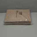 MIULEE Set of 2 Waffle Bathroom Rugs, Boho Bath Rugs Non Slip Washable, Super Absorbent Bath Mats, Ultra Soft Rubber Backed Shower Mats for Bathroom Floor, Tub and Shower, Brown, 18x30 Inch