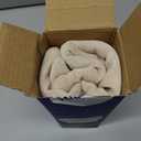 MIULEE Pack of 2 Cream Decorative Pillow Covers 18x18 Inch Soft Chenille Couch Spring Throw Pillows Farmhouse Cushion Covers for Home Decor Sofa Bedroom Living Room