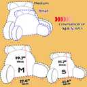 Sexysamba Bed Rest Reading Pillow - Kawaii Soft Lumbar Pillows Rest Cushion with Washable Cover, Bedrest Pillow with Arms for Sitting in Bed, Relaxing, Watching TV, Gaming, Cars - Capybara,Small