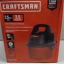 CRAFTSMAN CMXEVBE17250 2.5 Gallon 2.5 Peak HP Wet Dry Vac, Portable Shop Vacuum Wet and Dry with Filter Bag, Hose and Attachments for Cleaning in the Home