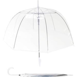 Clear Bubble Umbrella,Large Rainproof Canopy,Clear Umbrellas for Rain Adult,Umbrellas for Rain,Perfect for Weddings, Graduation and Outdoor Events - Automatic Open