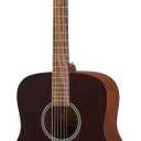 Yamaha F400 Acoustic Guitar for Beginners with Comfortable Scale Length and Spacing, Smoky Black Satin Finish 