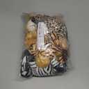 5 Pieces Safari Stuffed Animals Toy Set Includes Lions Tigers Elephants Zebras and Giraffes 11.8 Inch Wild Animals Soft Realistic Jungle Toys