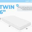 Neo Sleep 6 Inch Twin Cooling Gel Memory Foam Mattress, Medium Feel Comfort & Support with Pressure Relief, Breathable Memory Foam, CertiPUR-US Certified, Mattress in a Box (Twin, 6 in)