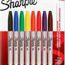 Sharpie Permanent Markers, Fine Point, 4 Pack, Assorted Colors (30217PP)