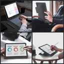 Nillkin iPad A16 (11th Gen) / 10th Gen Case with Detachable Keyboard, Magic Trackpad, 7-Color Backlit, Portrait/Landscape Modes, Rugged Keyboard Case for iPad 11th / 10th Generation (2025/2022), Gray