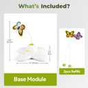 All for Paws Cat Toys Interactive Butterfly Flutter Bug Cat Automatic Toy Stimulating Kitty Toys Enrichment for Indoor Cats