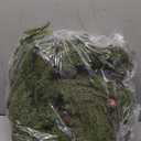 6ft Christmas Real Touch Cedar Garland with Pine Cones, Artificial Realistic Cypress Garland Light Green for Mantle Fireplace & Stairs Railing Unlit Faux Greenery Decorations for Indoor Xmas Decor